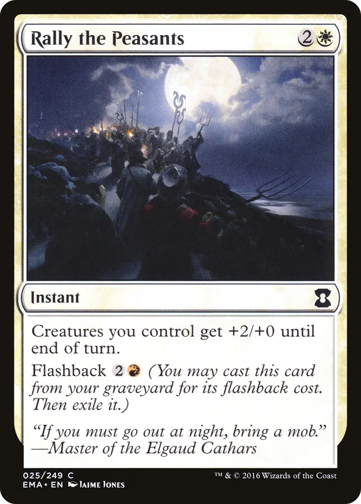 Rally the Peasants — Eternal Masters — Magic: The Gathering