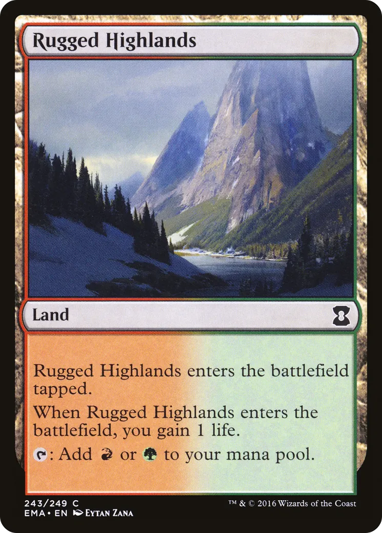 Hautes terres rocailleuses — Eternal Masters — Magic: The Gathering