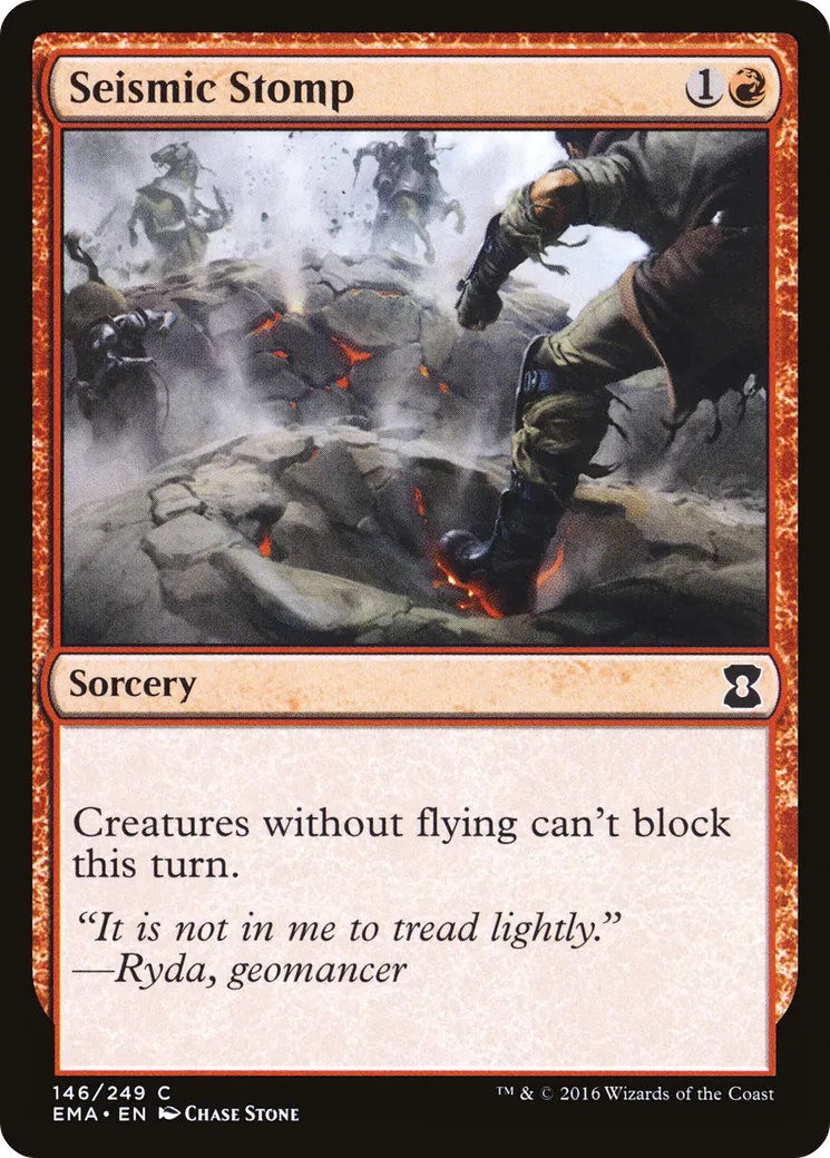 Piétinement sismique from Eternal Masters - Magic: The Gathering