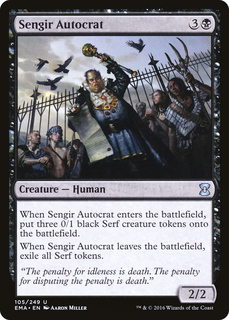 Sengir Autocrat — Eternal Masters — Magic: The Gathering