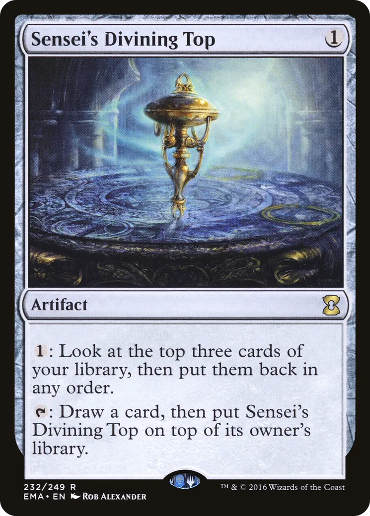 Sensei's Divining Top — Eternal Masters — Magic: The Gathering