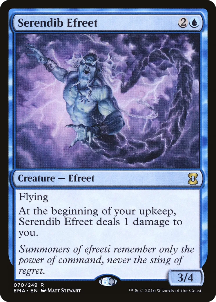 Efrit de Serendib — Eternal Masters — Magic: The Gathering