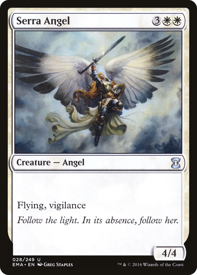 Serra Angel — Eternal Masters — Magic: The Gathering