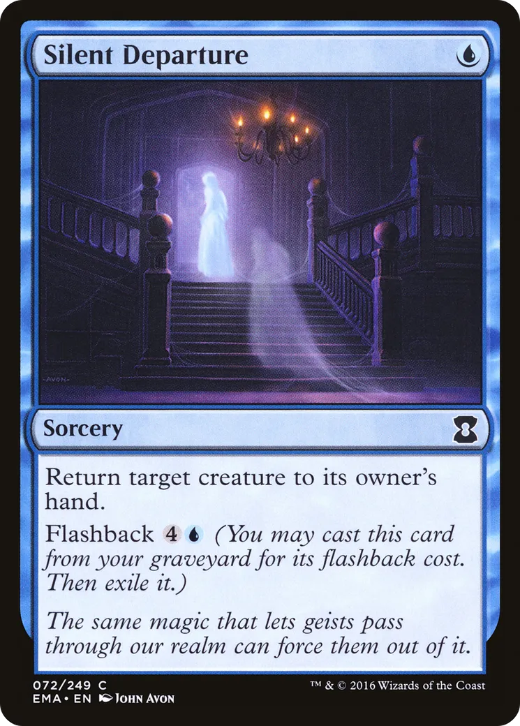 Silent Departure — Eternal Masters — Magic: The Gathering