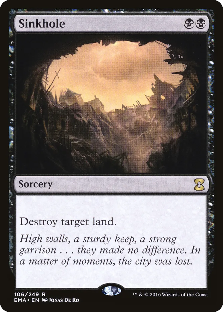 Sinkhole — Eternal Masters — Magic: The Gathering