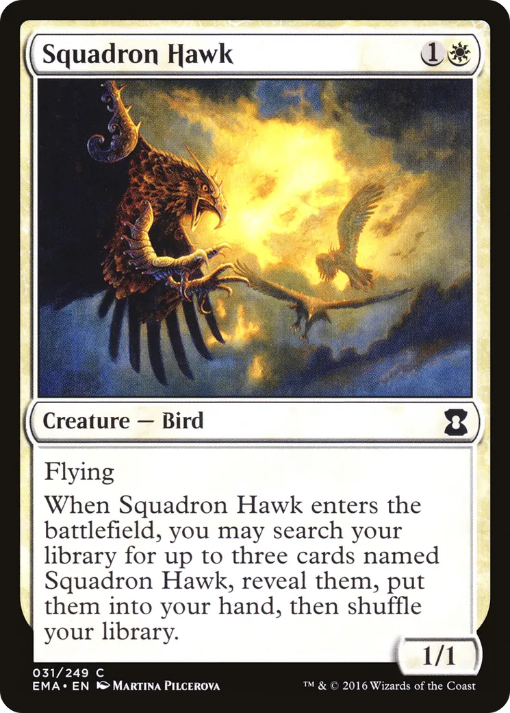 Faucon d'escadron — Eternal Masters — Magic: The Gathering