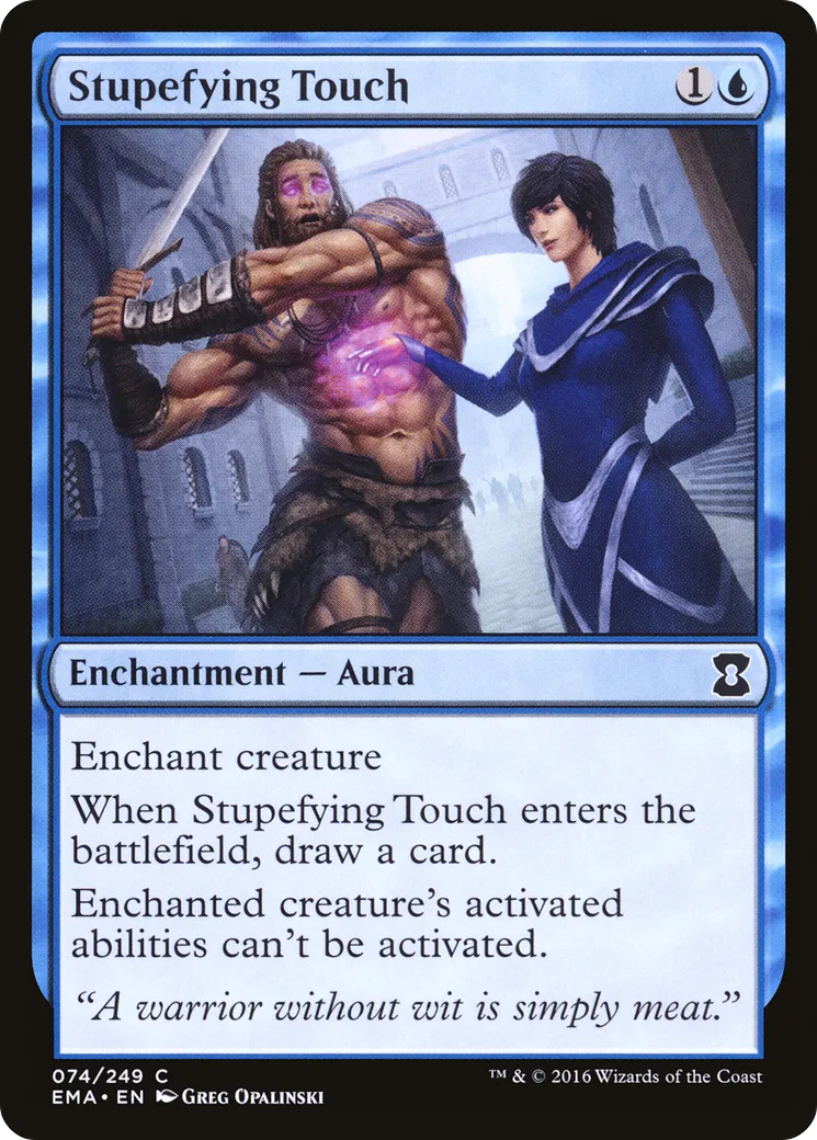Toucher de stupéfaction — Eternal Masters — Magic: The Gathering