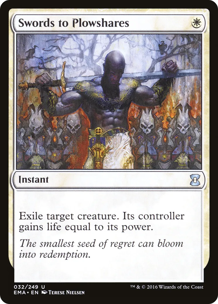 Swords to Plowshares — Eternal Masters — Magic: The Gathering