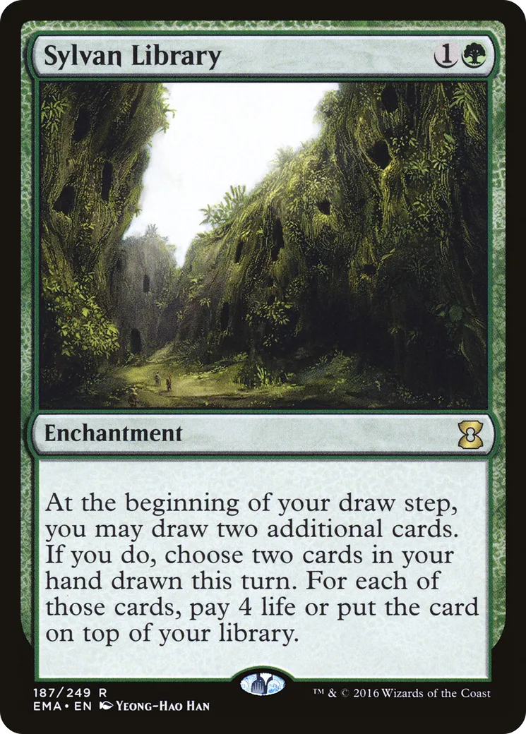 Sylvan Library — Eternal Masters — Magic: The Gathering