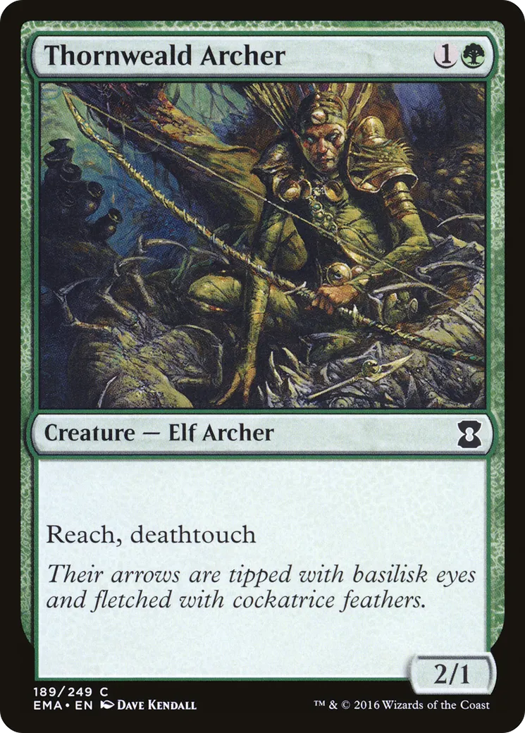 Thornweald Archer — Eternal Masters — Magic: The Gathering