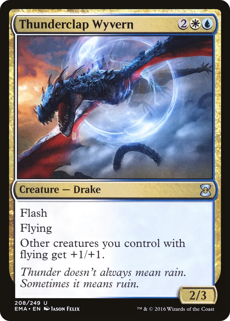 Thunderclap Wyvern — Eternal Masters — Magic: The Gathering