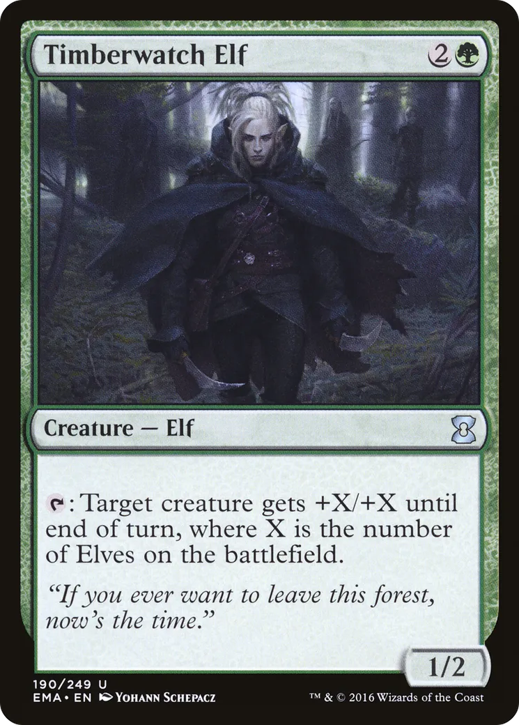 Timberwatch Elf — Eternal Masters — Magic: The Gathering