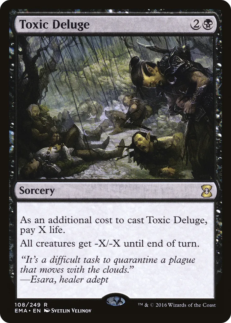 Toxic Deluge — Eternal Masters — Magic: The Gathering