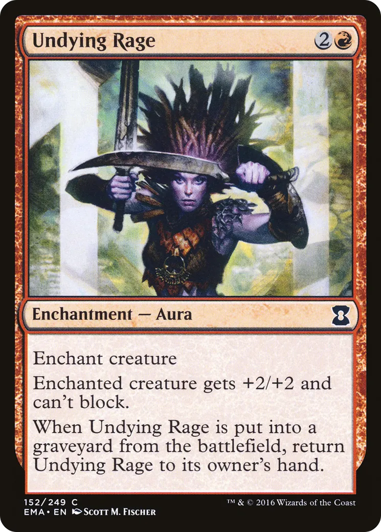 Rage inextinguible — Eternal Masters — Magic: The Gathering