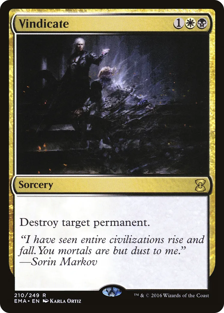 Justification — Eternal Masters — Magic: The Gathering