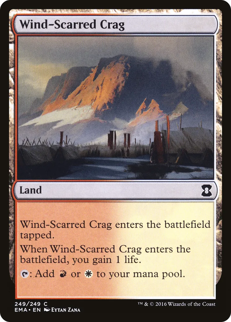 Wind-Scarred Crag — Eternal Masters — Magic: The Gathering