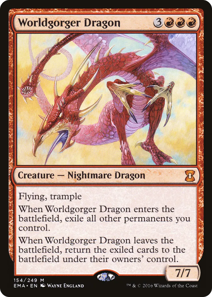 Dragon avaleur de mondes — Eternal Masters — Magic: The Gathering