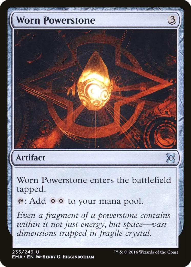 Worn Powerstone — Eternal Masters — Magic: The Gathering