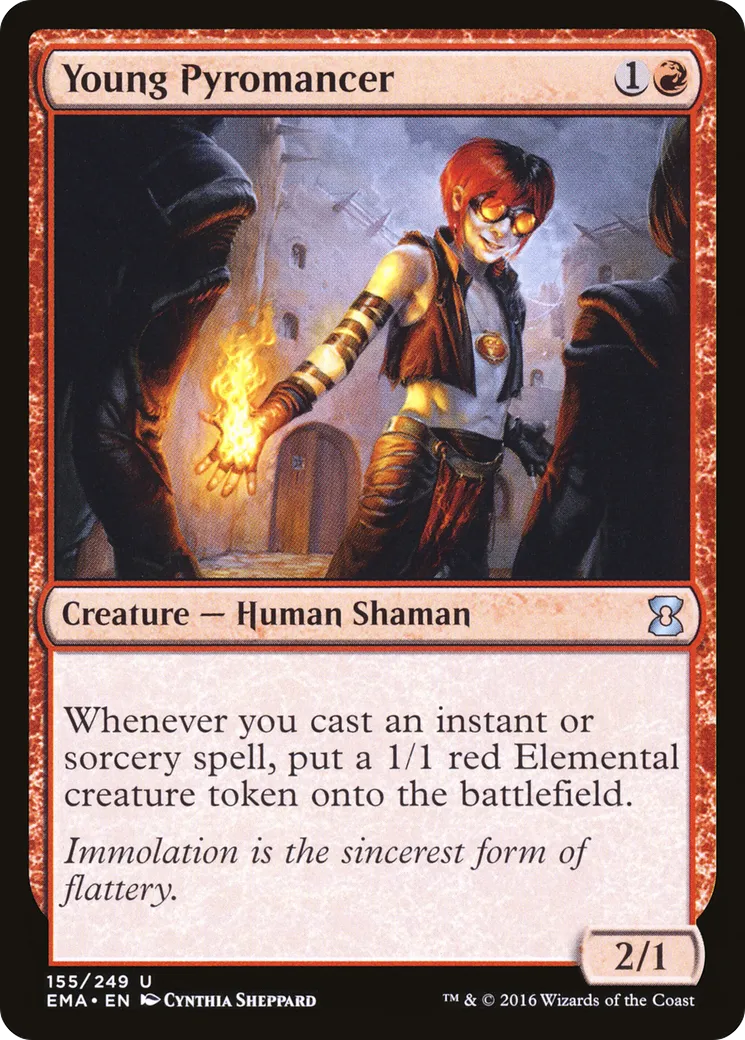 Jeune pyromancien — Eternal Masters — Magic: The Gathering