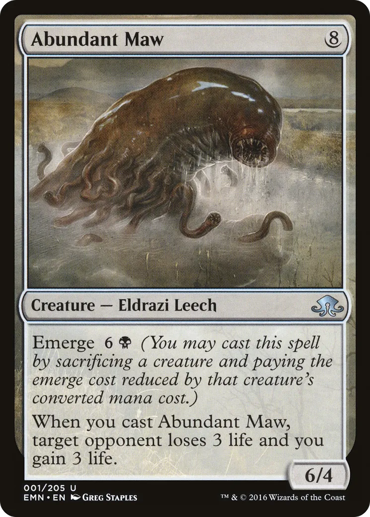 Abundant Maw — Eldritch Moon — Magic: The Gathering