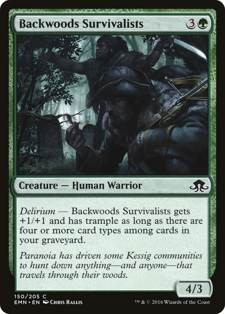 Survivalistes de la forêt sauvage — Eldritch Moon — Magic: The Gathering