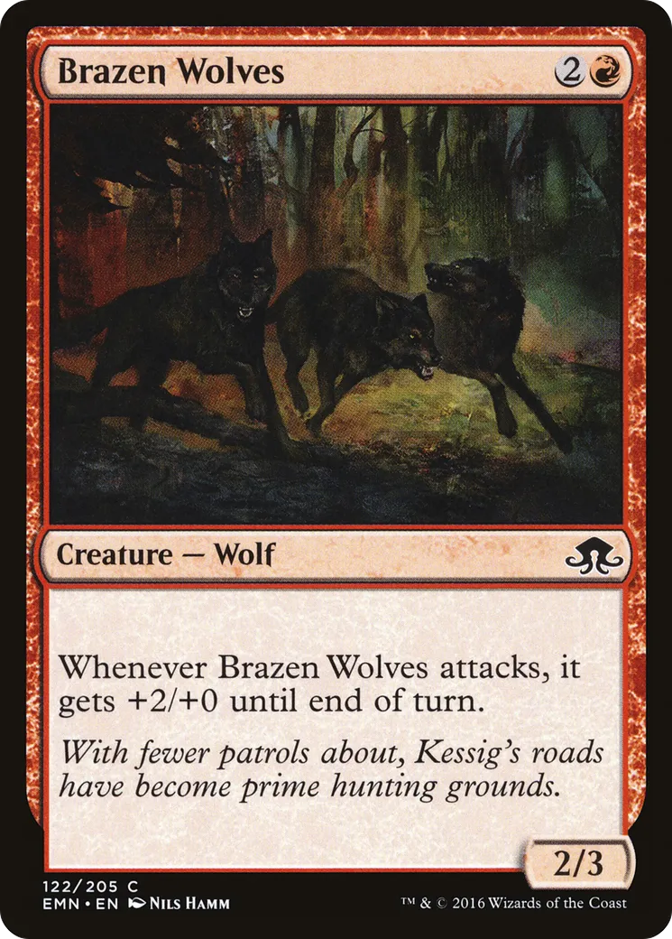 Loups intrépides — Eldritch Moon — Magic: The Gathering