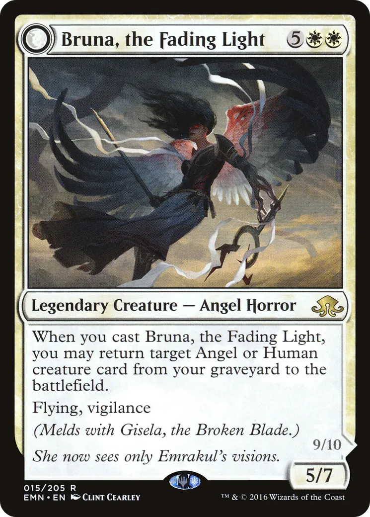 Bruna, the Fading Light // Brisela, Voice of Nightmares — Eldritch Moon — Magic: The Gathering