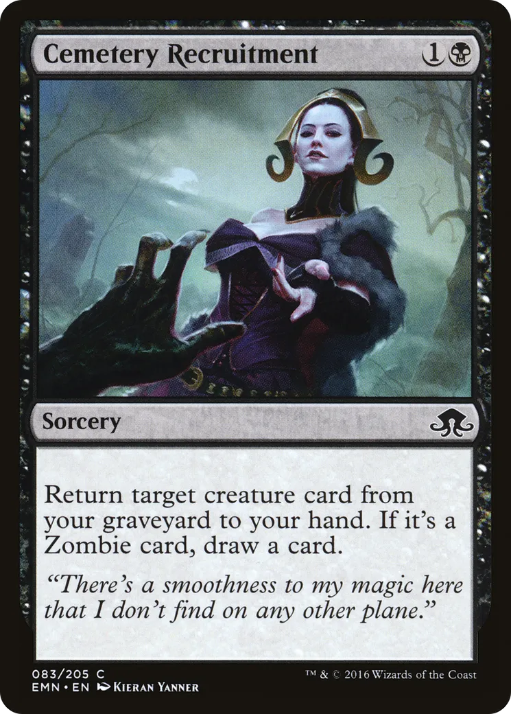 Recrutement au cimetière — Eldritch Moon — Magic: The Gathering