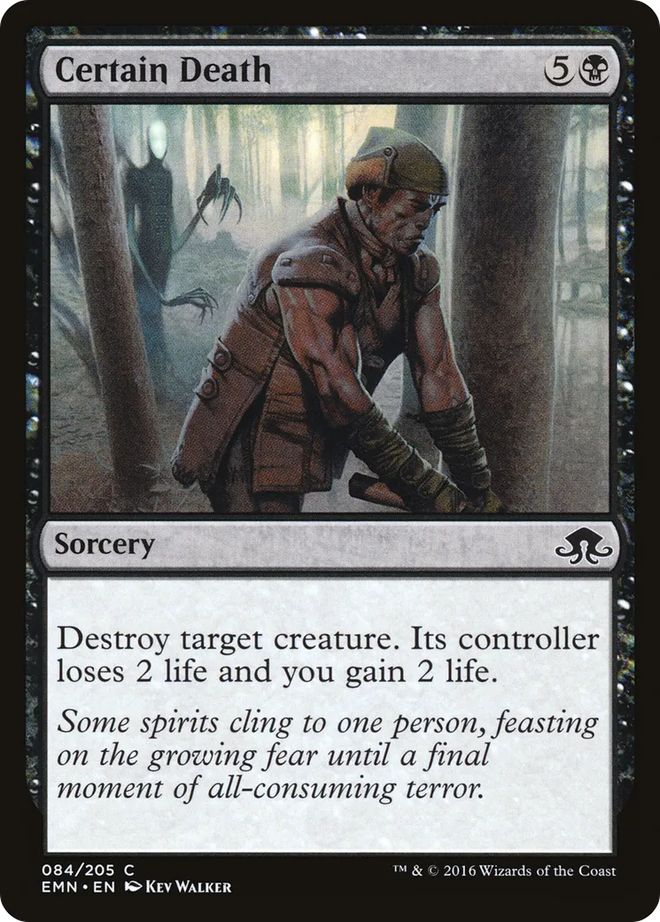 Une mort certaine — Eldritch Moon — Magic: The Gathering