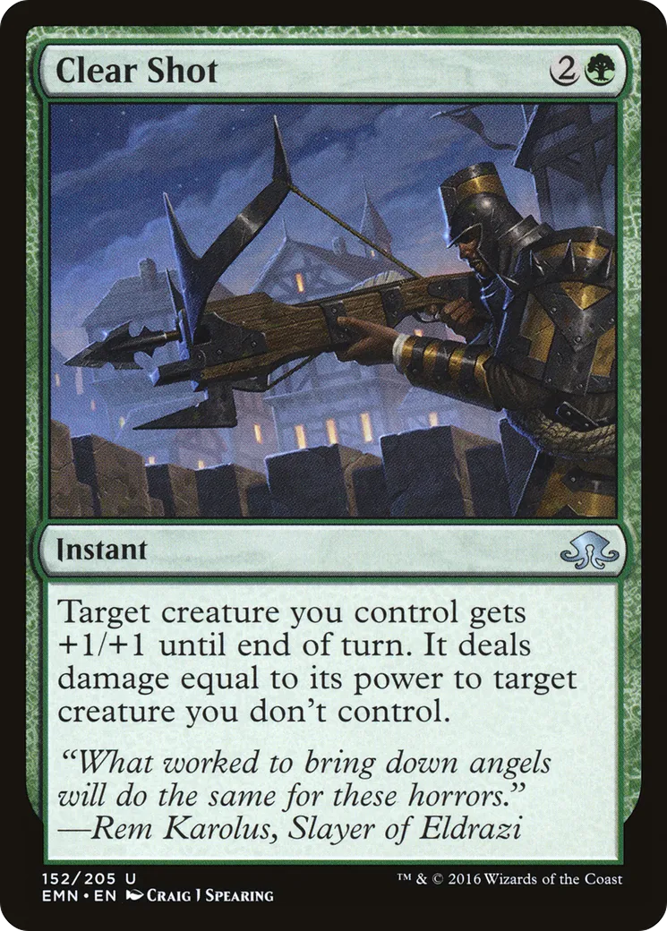 Tir dégagé — Eldritch Moon — Magic: The Gathering