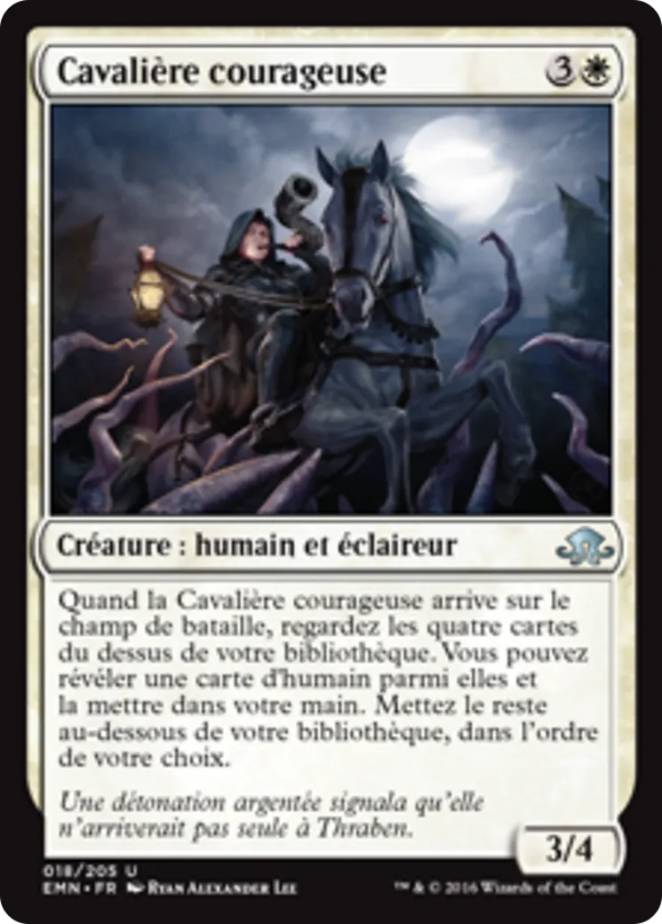 Cavalière courageuse — Eldritch Moon — Magic: The Gathering