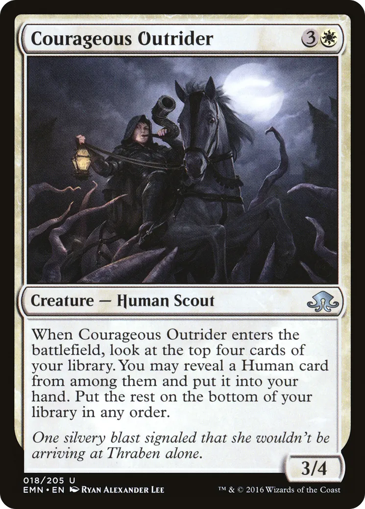 Cavalière courageuse — Eldritch Moon — Magic: The Gathering