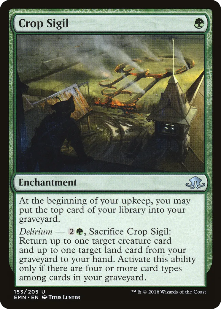 Crop Sigil — Eldritch Moon — Magic: The Gathering