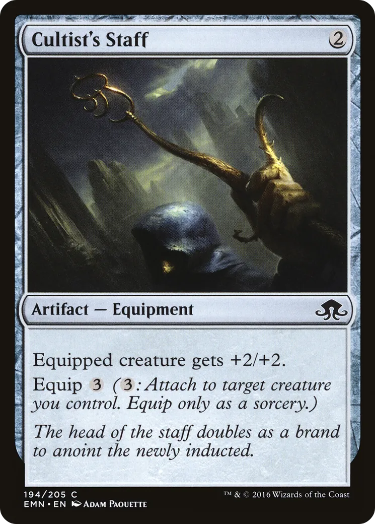 Cultist's Staff — Eldritch Moon — Magic: The Gathering