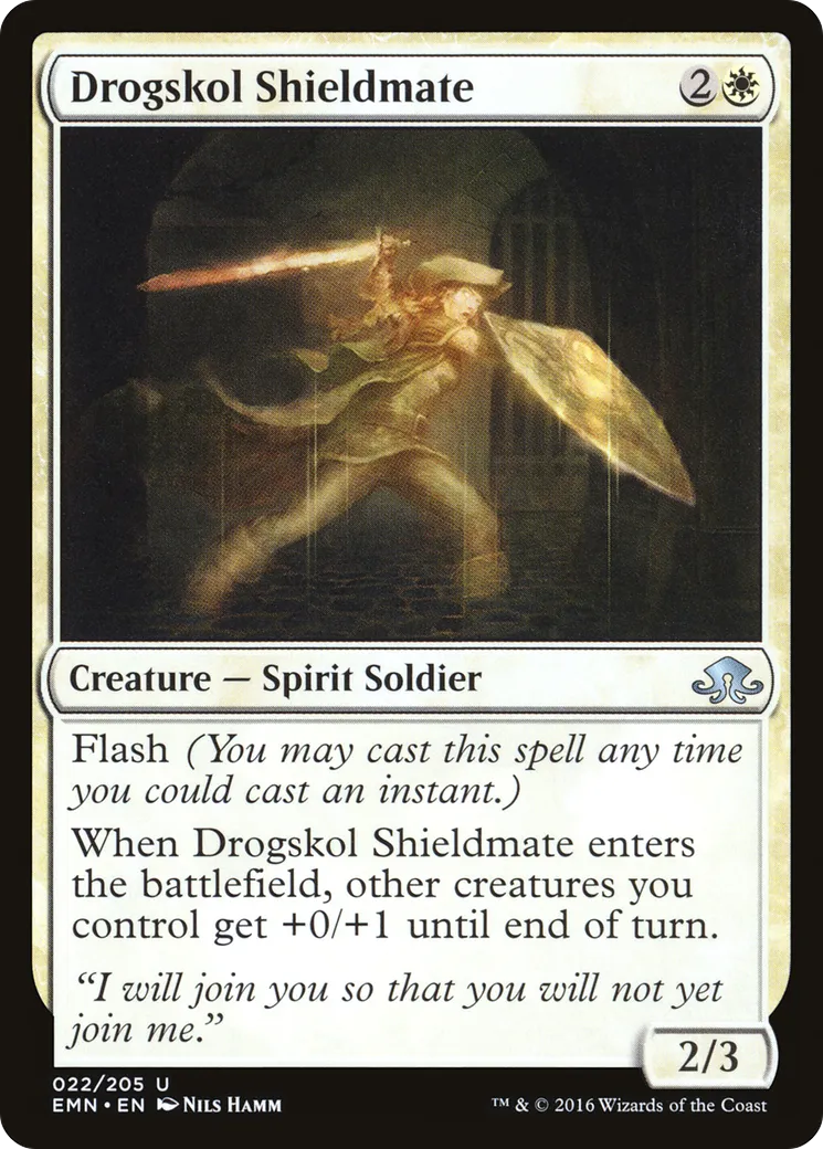 Drogskol Shieldmate — Eldritch Moon — Magic: The Gathering