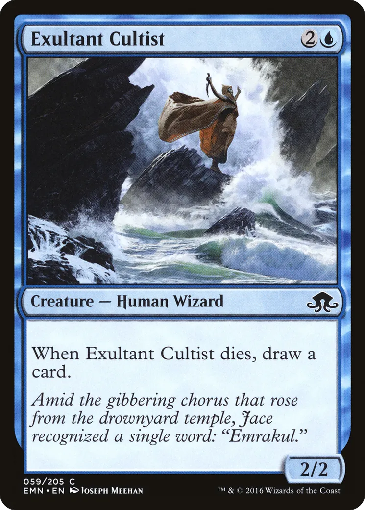 Cultiste exultante — Eldritch Moon — Magic: The Gathering