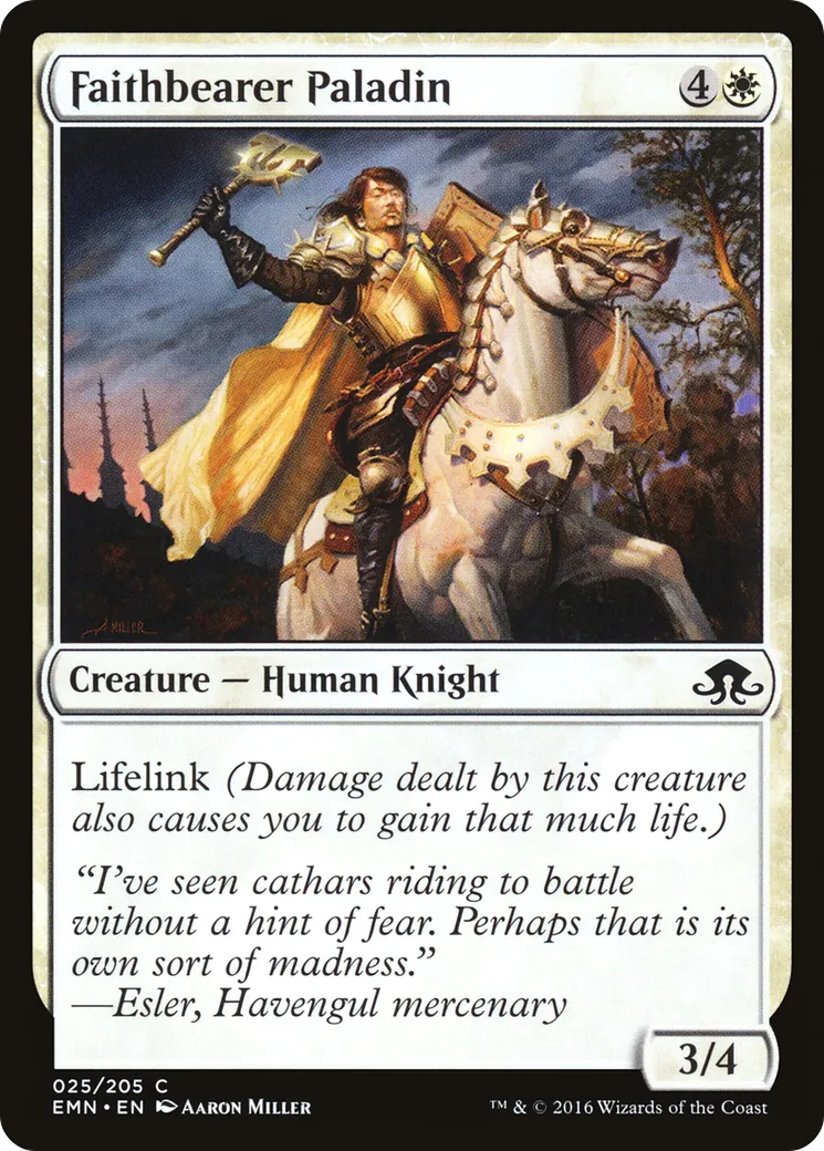 Faithbearer Paladin — Eldritch Moon — Magic: The Gathering