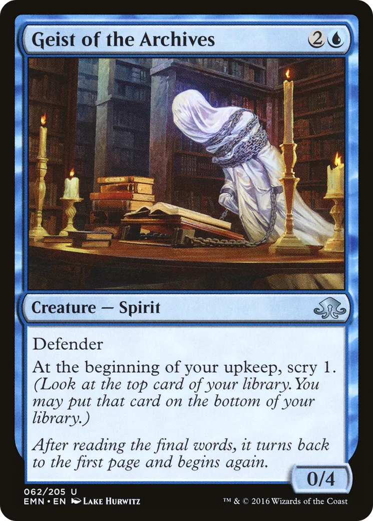 Geist of the Archives — Eldritch Moon — Magic: The Gathering