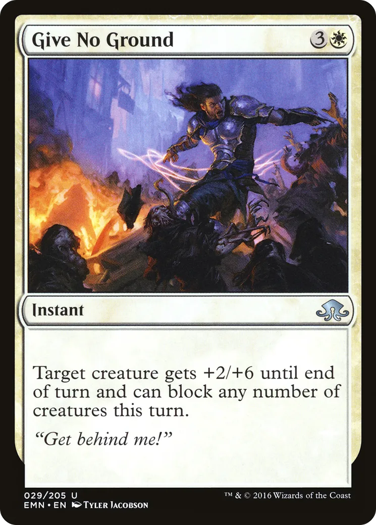 Ne cédez pas de terrain ! — Eldritch Moon — Magic: The Gathering