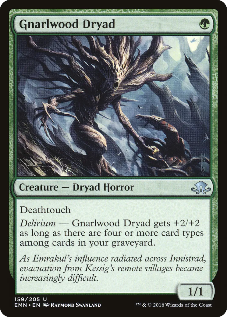Dryade de bois noueux — Eldritch Moon — Magic: The Gathering
