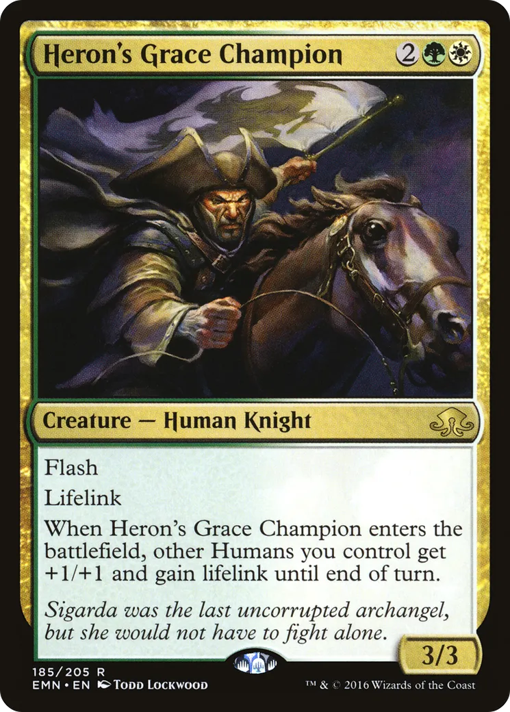 Champion de la Grâce du héron — Eldritch Moon — Magic: The Gathering