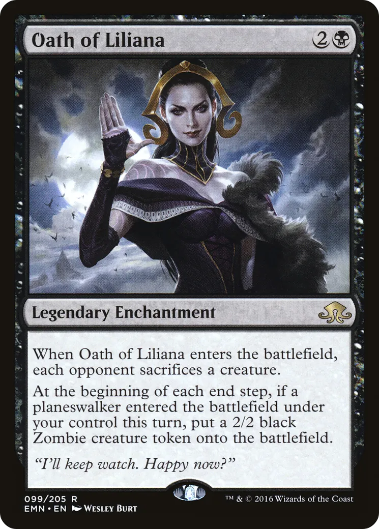 Oath of Liliana — Eldritch Moon — Magic: The Gathering