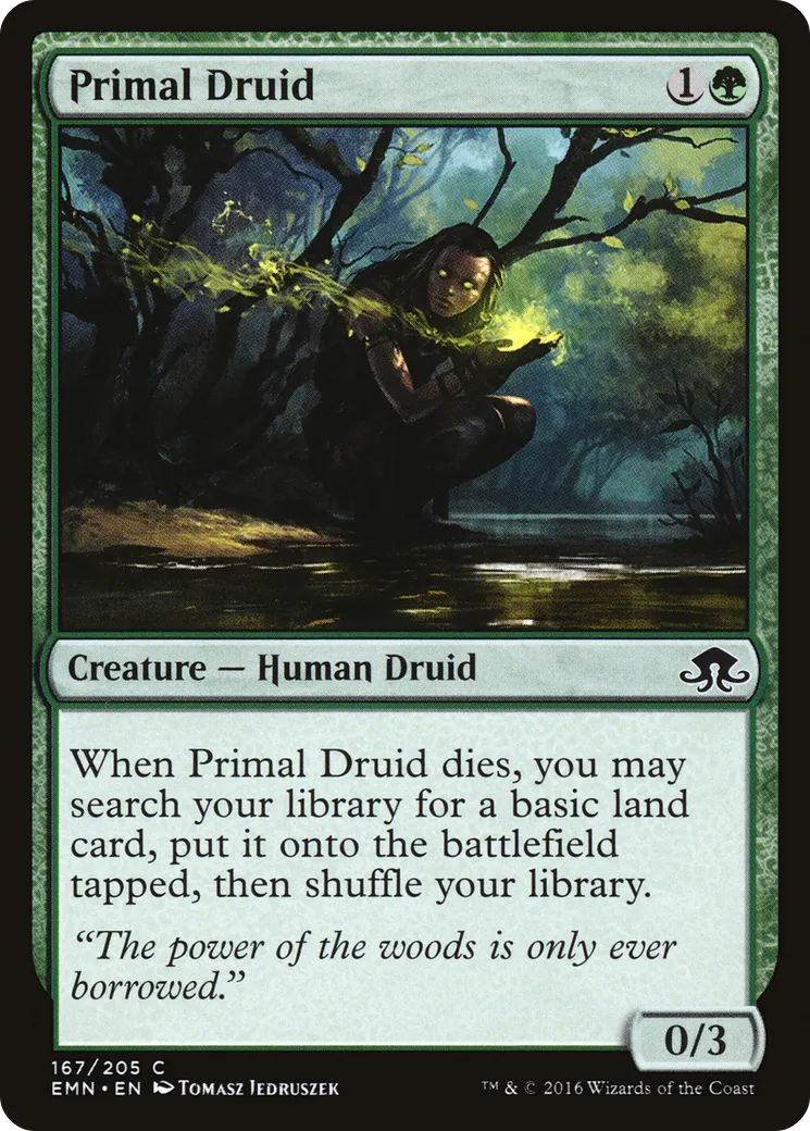 Druidesse primordiale — Eldritch Moon — Magic: The Gathering