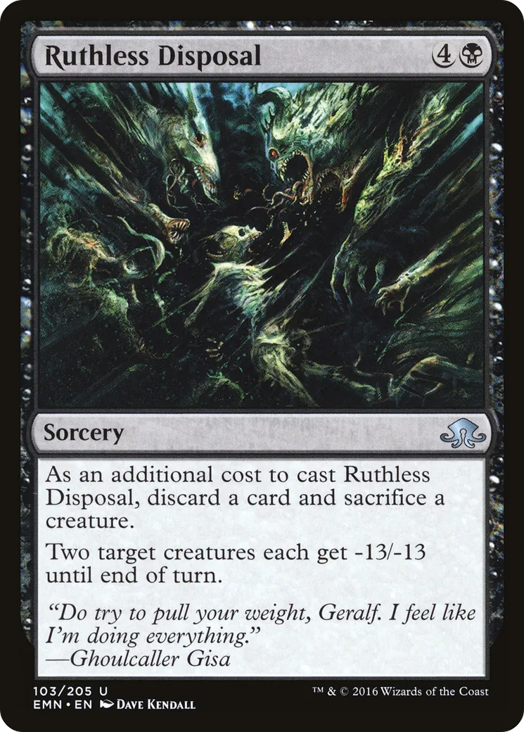 Disposition impitoyable — Eldritch Moon — Magic: The Gathering