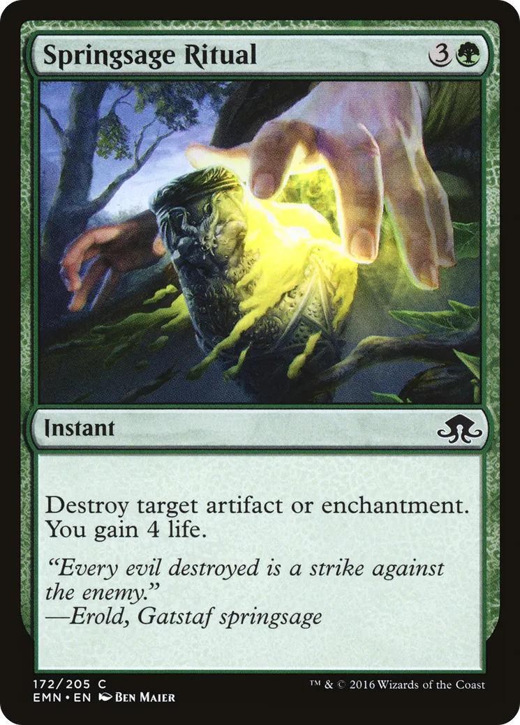 Rituel du sage du printemps — Eldritch Moon — Magic: The Gathering