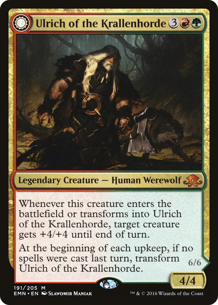 Ulrich de la Krallenhorde // Ulrich, alpha incontesté — Eldritch Moon — Magic: The Gathering
