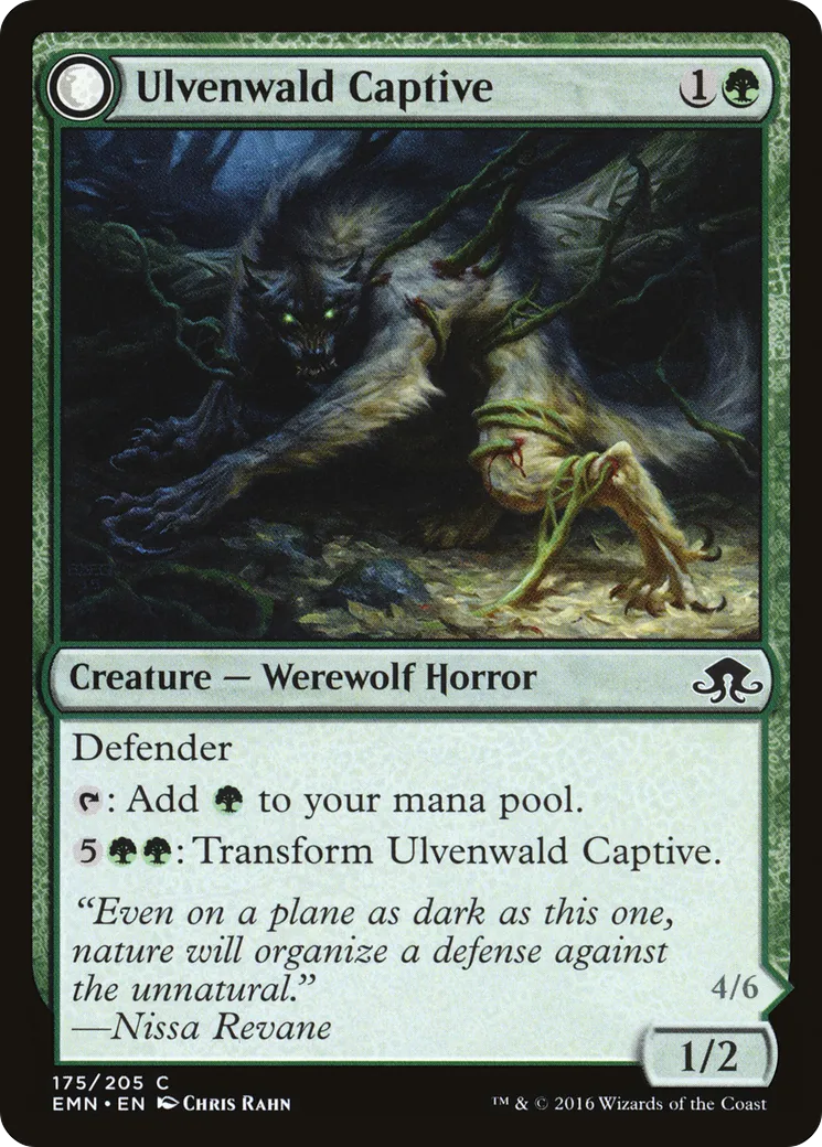 Captif de l'Ulvenwald // Abomination de l'Ulvenwald — Eldritch Moon — Magic: The Gathering