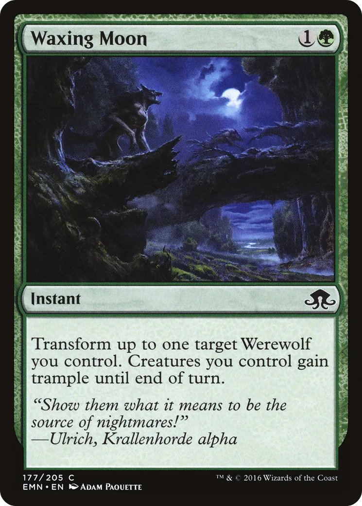 Waxing Moon — Eldritch Moon — Magic: The Gathering
