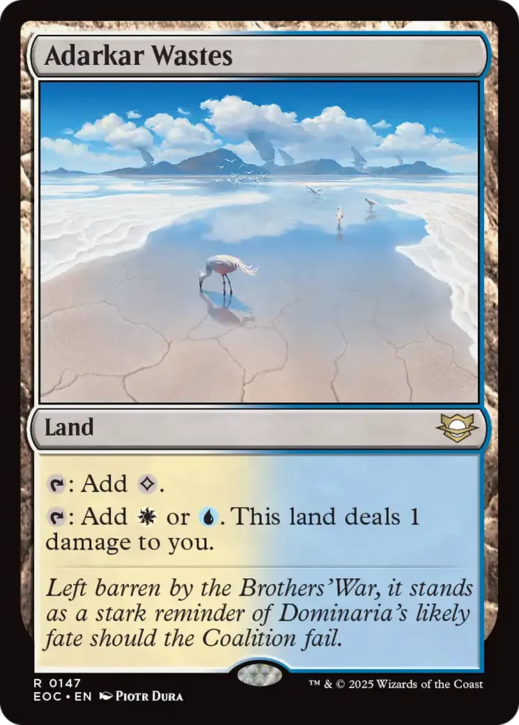 Adarkar Wastes — Edge of Eternities Commander — Magic: The Gathering