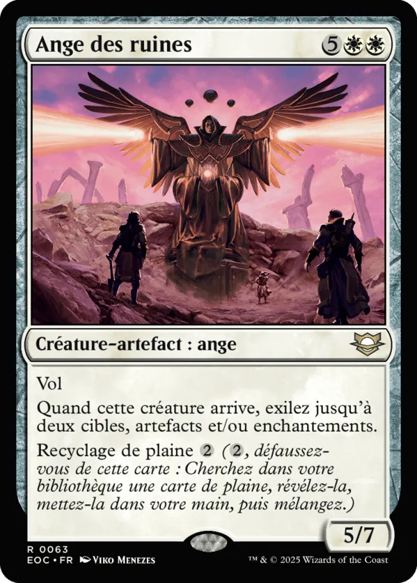 Ange des ruines — Edge of Eternities Commander — Magic: The Gathering